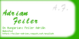 adrian feiler business card